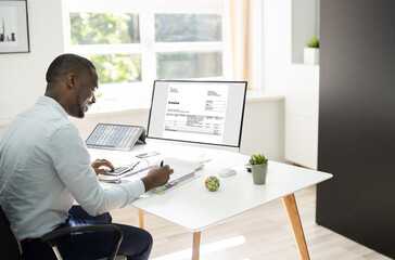 Aufkleber - african american accountant