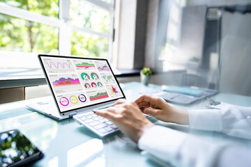 Aufkleber - KPI Dashboard Data Analytics