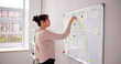 © Andrey Popov - Kanban Business Board Sticky Notes On Wall