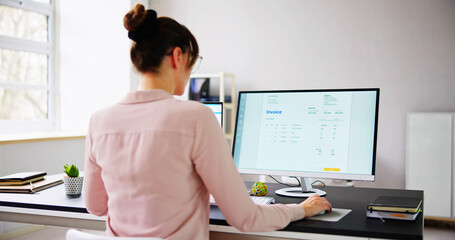 Poster - using corporate invoice spreadsheet