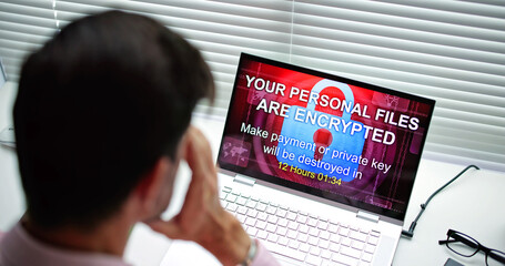 Poster - Ransomware Malware Cyber Attack