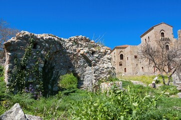 Sticker - Byzantine castle state of Mystras, Greece
Medieval Art. Medieval architecture.