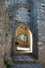 Wall Mural - Byzantine castle state of Mystras, Greece
Medieval Art. Medieval architecture.