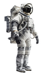 Wall Mural - Space suits isolated on transparent background.  Ai generated.