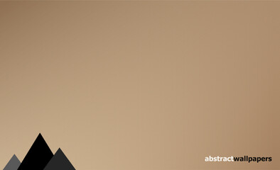 Wall Mural - abstract minimal brown gradient background design use for website wallpaper.