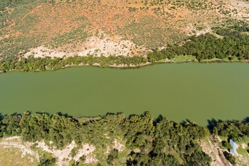 Sticker - View of the Vaal river - South Africa