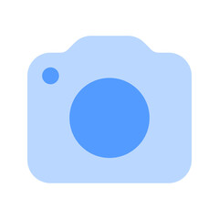 Sticker - camera duotone icon