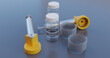 Standard flow oil sampling kit with 2 vacuum pumps, sample bottles and oil sampling tube for equipment oil lab analysis