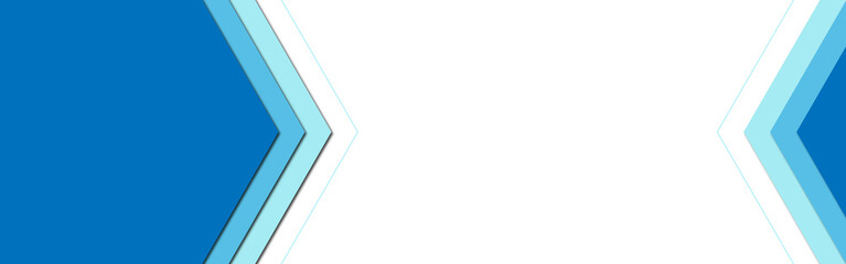 Poster - Blue banner template for web cover or to showcase various topics.