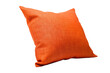 Orange Cushion On Isolated Transparent Background, Png. Generative AI
