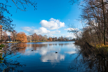 Wall Mural - scenic view of lake 