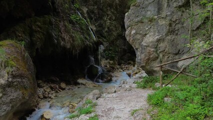 Wall Mural - Enchanted Cascades: Exploring the Emerald River