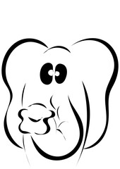 Sticker - Elefant