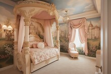  Castle Pincess Bedroom   Created By Generative AI