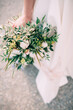 bridal bouquet in italian garden
