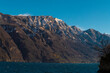 Alps mountains by Lake Como, Italy
