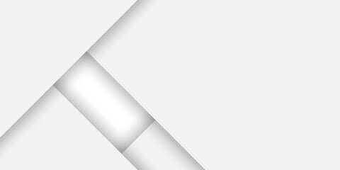 Poster - White abstract background with  overlap diagonal lines. Modern and elegant geometric background. Vector EPS 10