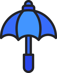 Wall Mural - umbrella icon