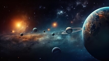 galaxy and universe light. galaxies sky in space planets and stars beauty of space exploration