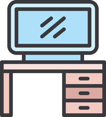 Poster - tv table icon