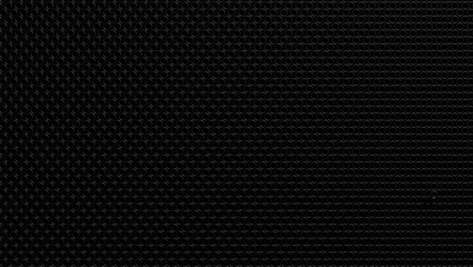 Poster - black grid circles. computer generated 3d render