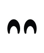 zebra footprint icon, vector best flat icon.