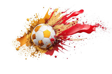 soccer colourful