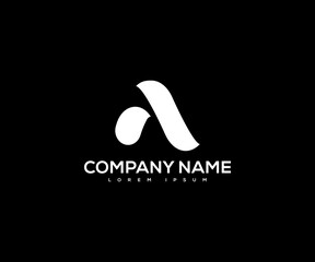 Poster - A LETTER logo for company