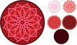 3d Layered Mandala SVG. Five layers. Mandala Multilayer Cut File. 3d islamic mandala. Multilayer Mandala for paper and laser cutting or any other machine cutting.