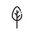 © Elchin - Tree vector line icon. Tree flat sign design. Tree symbol isolated pictogram. UX UI linear icon outline sign