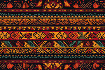 Ethnic seamless pattern. Traditional ornament background