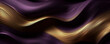 © ADDICTIVE STOCK - Generative AI abstract image of creative glittering colorful wave curvy line design elements with minimal texture reflecting on isolated on black background