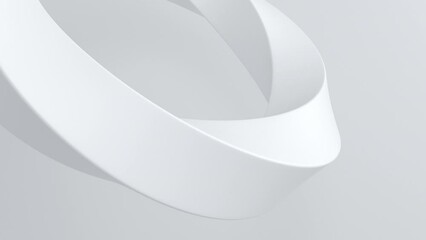 Fototapete - 3d curve animation abstract background. Clean motion texture for modern business presentation. Simple geometric concept. Seamless loop.