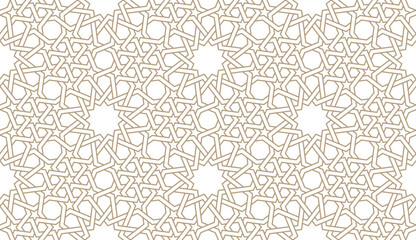 seamless paper pattern in authentic arabian style.