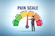© Elnur - Concept of pain scale from moderate to strong