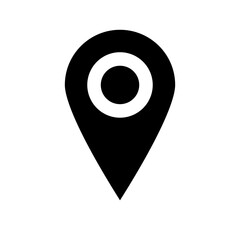 Poster - Location icon vector. Simple pin sign for app and site 