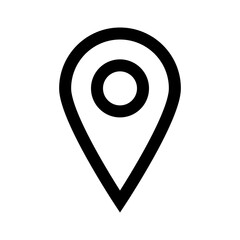 Poster - Location icon vector. Simple pin sign for app and site..eps