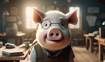Pig Undergraduate Getting Ready For Exams Generative AI