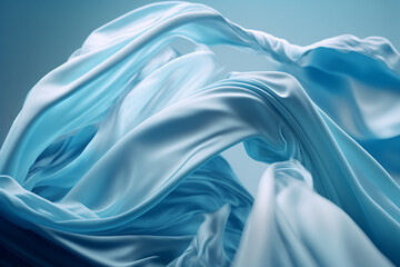 Wall Mural - Elegant fashion satin silk cloth design for product display. Illustration