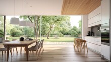 Open Plan Dining Room Interior Free Stock Photo - Public Domain Pictures