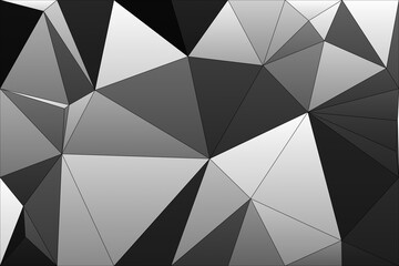 Wall Mural - monochrome triangles pattern with a rough texture background. backdrop texture wall and have copy sp