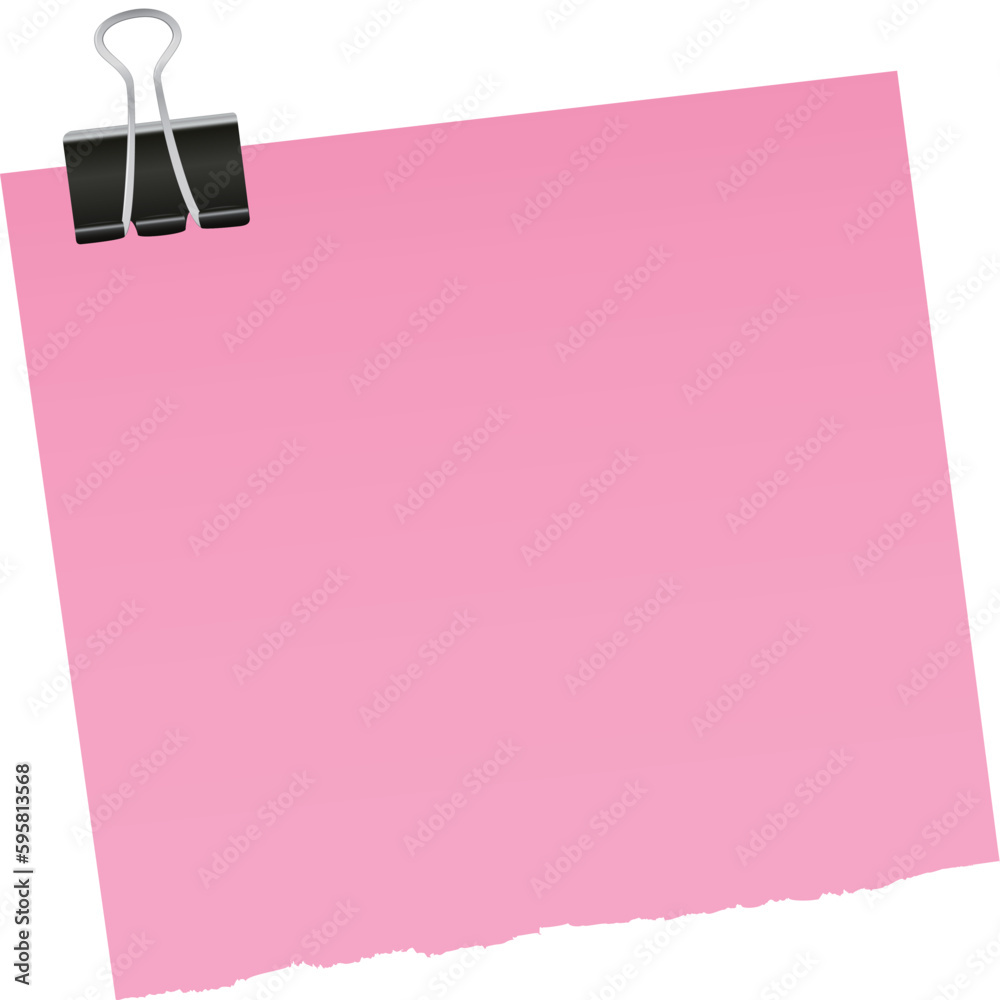 Paper sticky notes, memo messages, notepads and torn paper sheets ...