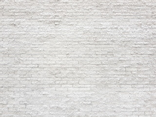  White brick wall texture background.
