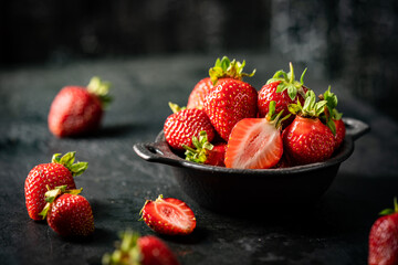 Fresh ripe strawberry