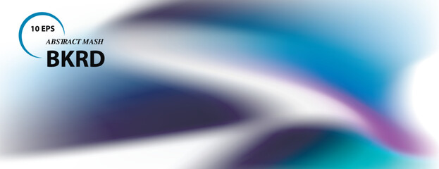 Poster - Abstract color gradient background. Vector illustration concept. Banner design