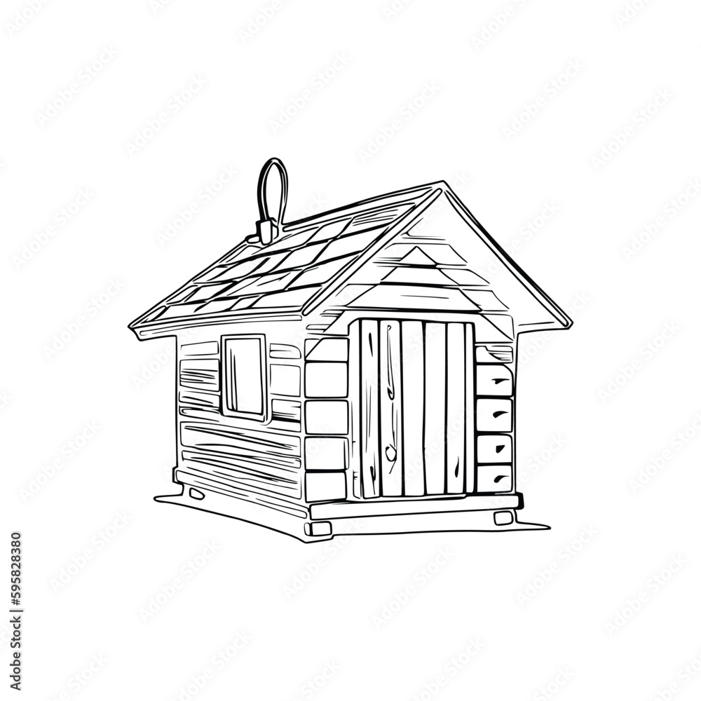 Animal house coloring book, Dog house coloring page, black and white ...