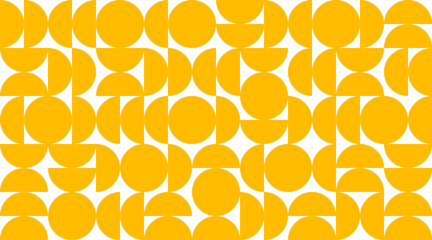 geometric pattern background, vector abstract contemporary multicolored trendy pattern. yellow circl