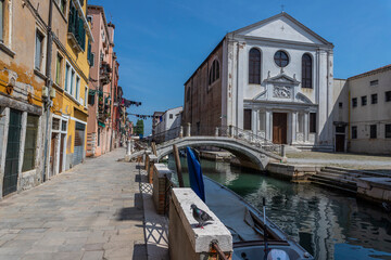 Wall Mural - Picture of Venice in spring, Italy.