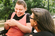 © Austockphoto - Two women in a Park