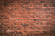 Old vintage red brick wall for background and texture.